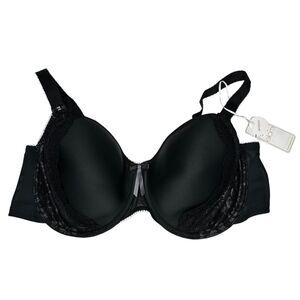 New Elomi Black lined bra 38I Amelia